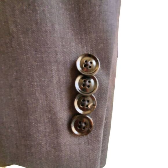 Ted Baker London Jay Ct Modern Fit Sport Coat Blazer Jacket Charcoal Gray 100% - Picture 3 of 9